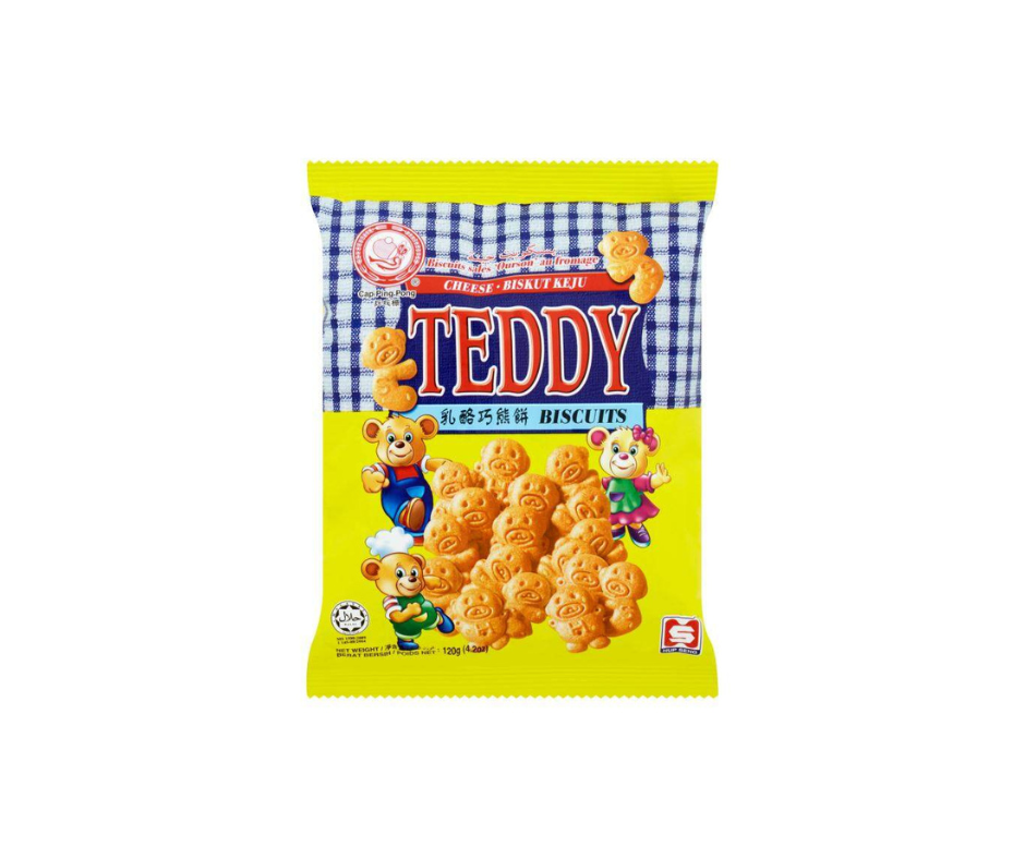Teddy Cheese Biscuits (12x120g) CHA YI TRADING SDN. BHD.
