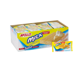 Apollo Milk Creamed Wafer (12x24's)