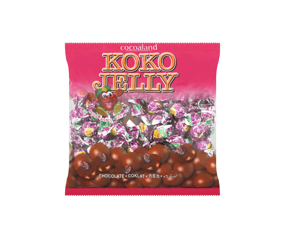 Cocoaland Koko Jelly Chocolate Raisin (12x750g) CHA YI TRADING SDN. BHD.