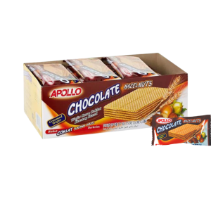 Apollo Hazelnut Creamed Wafer (12x24's)