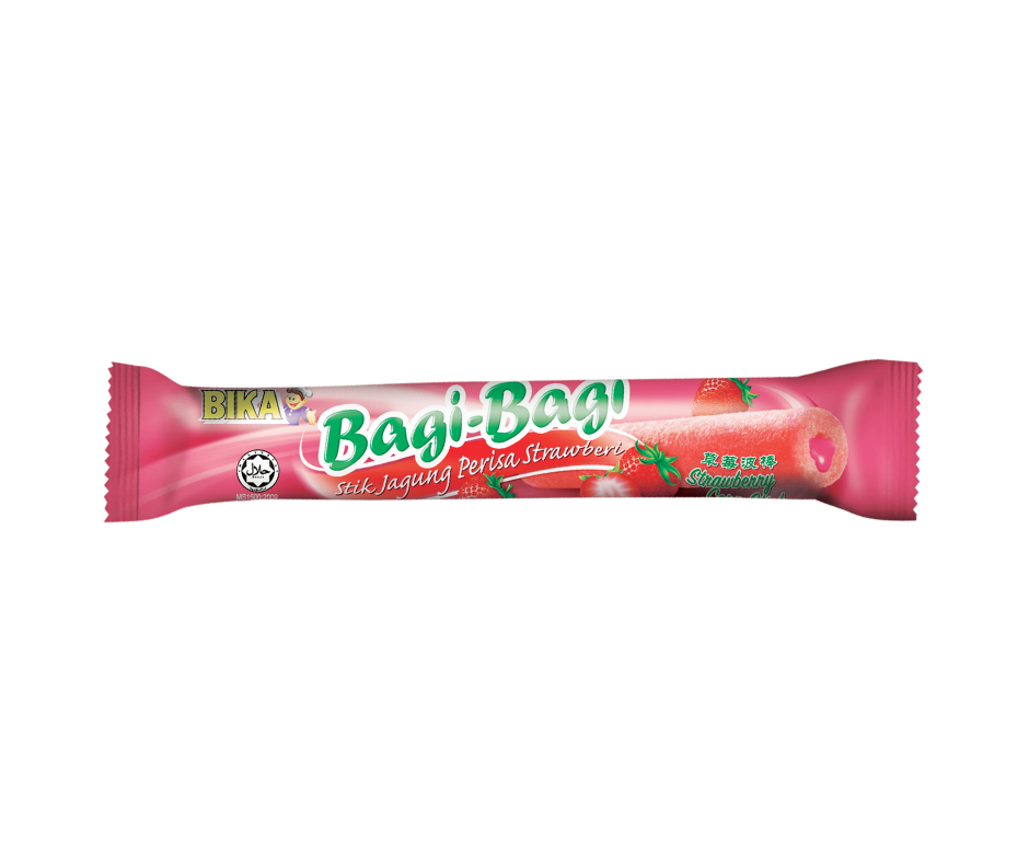 Bagi-Bagi Strawberry Corn Stick (16x40's) - CHA YI TRADING SDN. BHD.