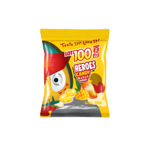 Cocoaland Lot100 Heroes Mango Candy (4x10x120g)