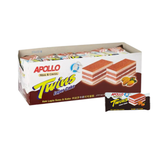 Apollo Milk Cocoa Twins Layer Cake (12x24's) / (36x8's)