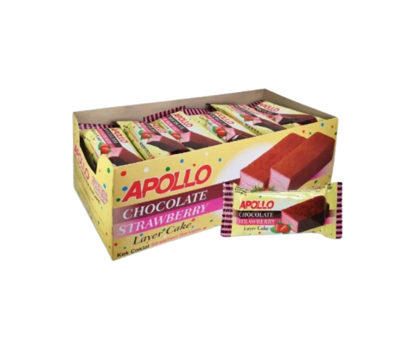 Apollo Chocolate Strawberry Layer Cake (12x24's)