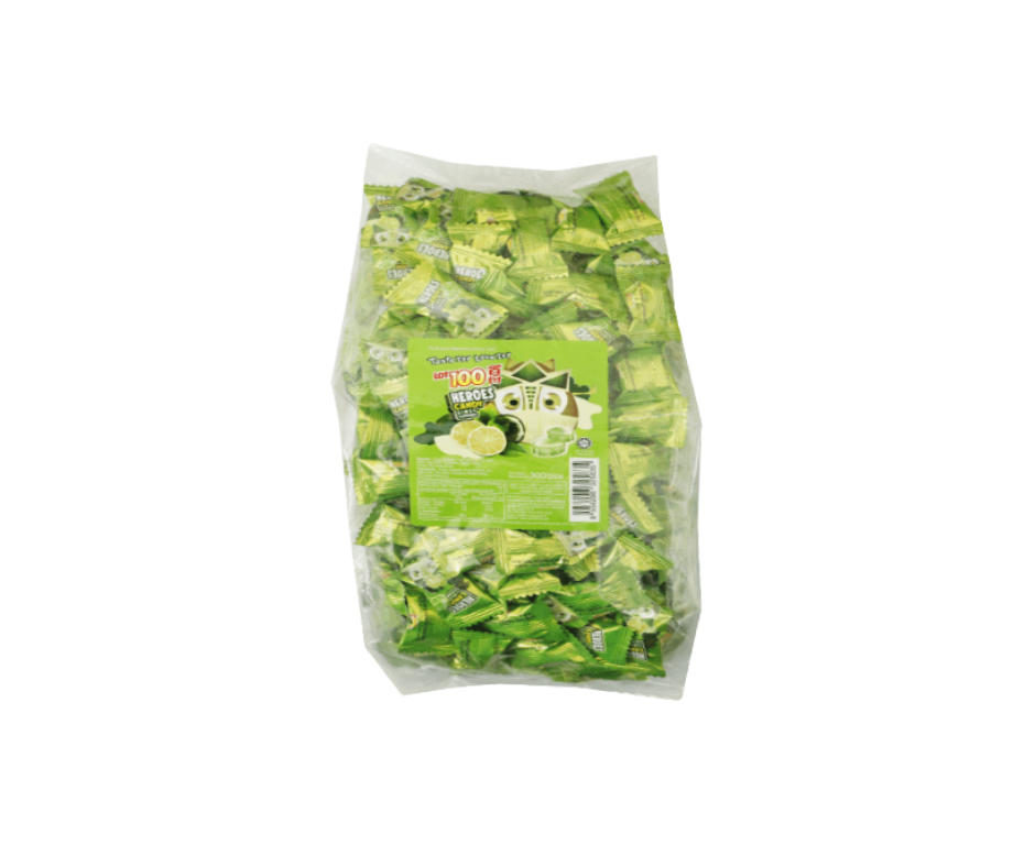 Cocoaland Lot100 Heroes Lime Candy (8x300's) CHA YI TRADING SDN. BHD.
