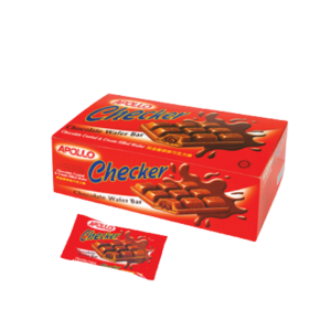 Apollo Checker Chocolate Wafer Bar (12x24's)