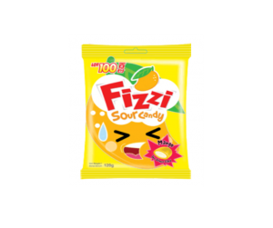 Cocoaland Lot100 Fizzi Mango Sour Candy (4x10x120g)