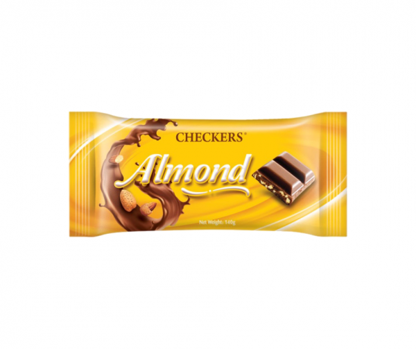 Checkers (Bar) Almond 140g