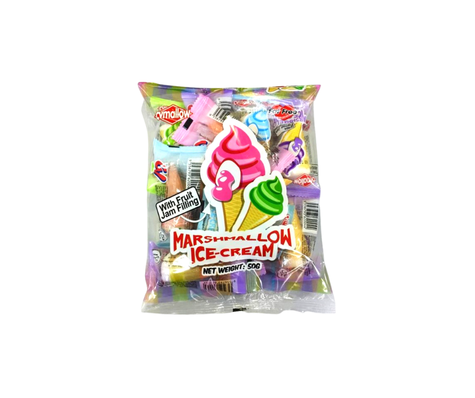 CVMallow Marshmallow Ice Cream Cone (1x24x50g) CHA YI TRADING SDN. BHD.