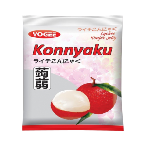 YOGEE Konnyaku Konjac Lychee Jelly (24x10x14g)