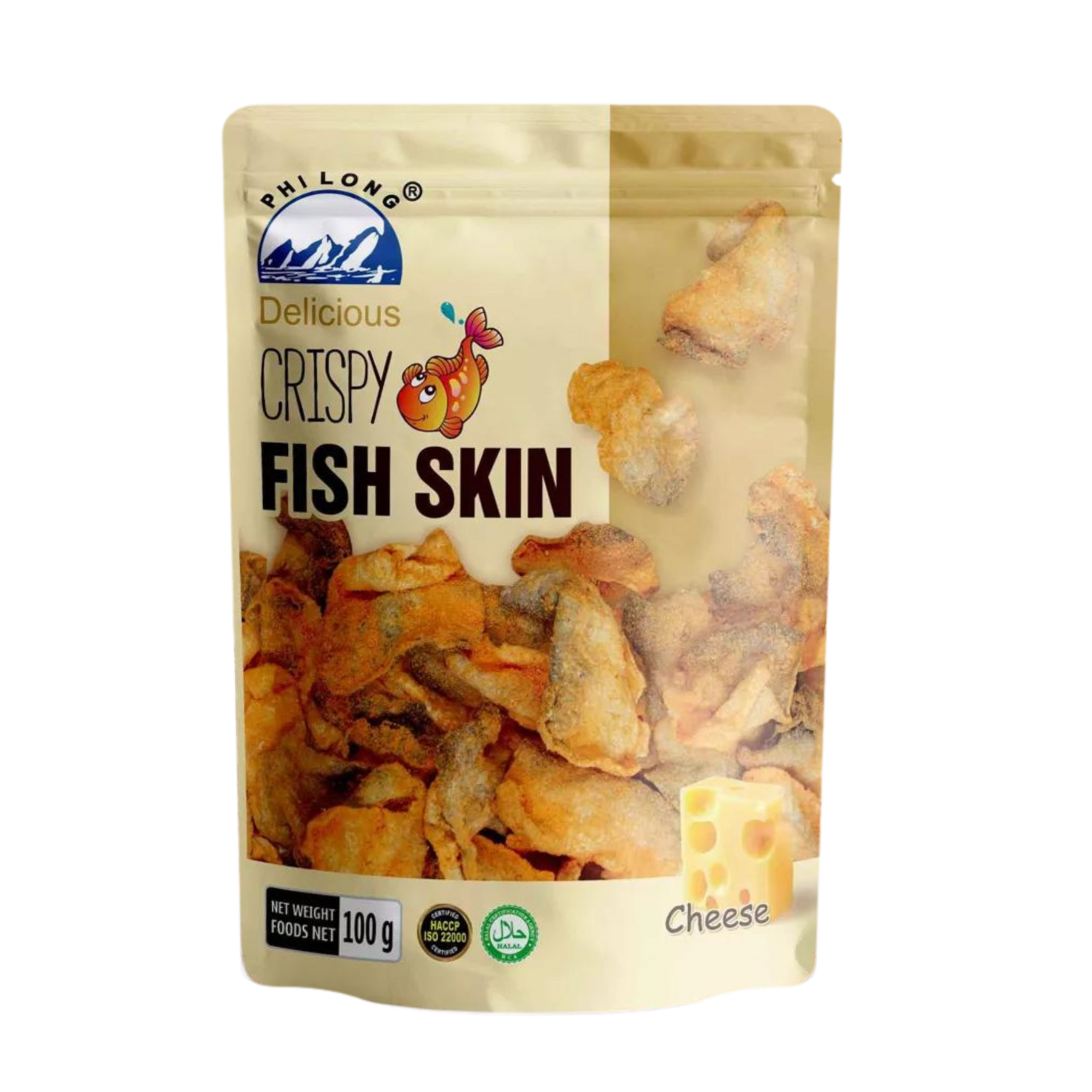 Crispy Fish Skin Cheese (20x100g) CHA YI TRADING SDN. BHD.