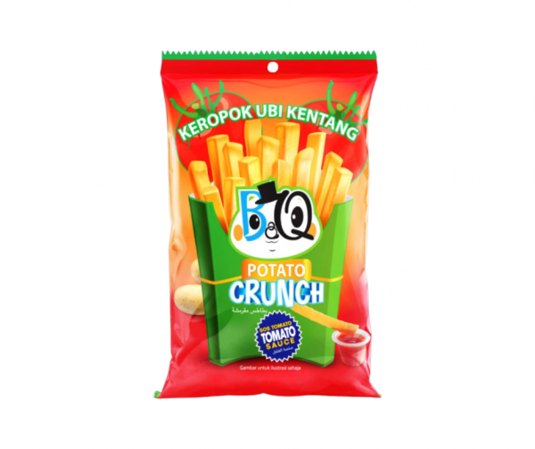 BQ Potato Crunch Tomato Sauce (5X10X120G) CHA YI TRADING SDN. BHD.